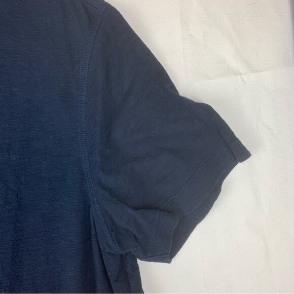 Everlane mens large navy blue Short Sleeve Tee essentials Classic Crew Neck - Picture 4 of 7